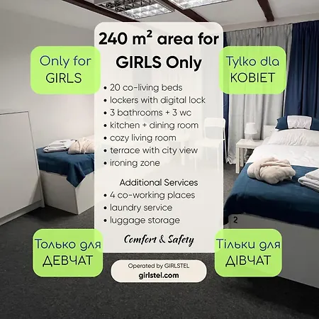 Hostel Girlstel - Girls Only Space Wrocław